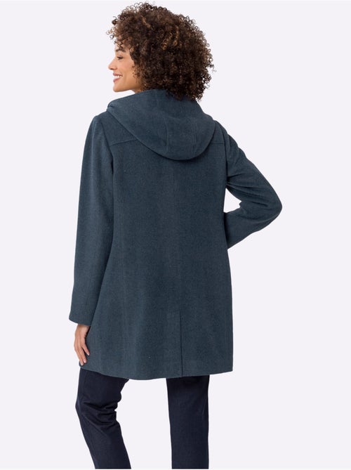 Veste à capuche avec col en bordure et poches pratiques - Taille standard - Moda Vilona - Kiabi