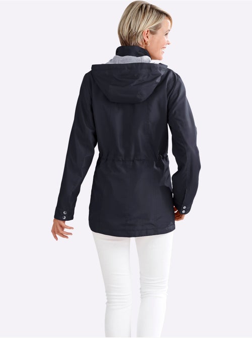 Veste à capuche avec glissière et coulisse réglable - Taille standard - Moda Vilona - Kiabi Veste à capuche avec glissière et coulisse réglable - Taille standard - Moda Vilona - Kiabi