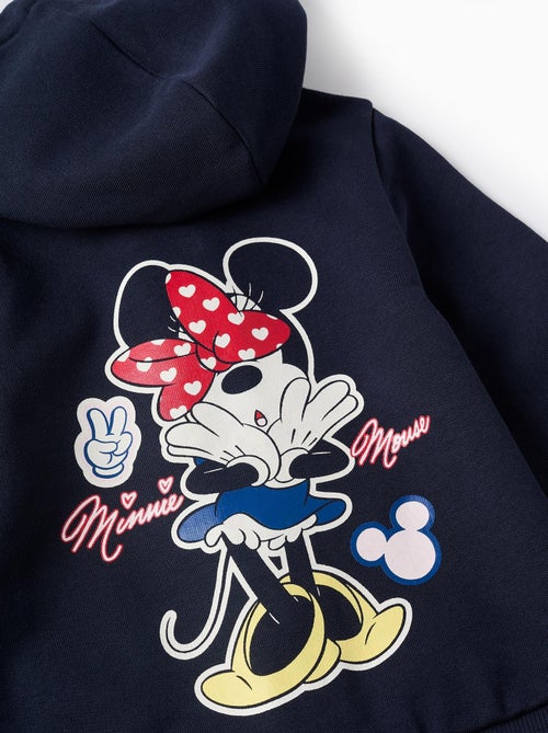 Veste à Capuche avec Imprimé au Dos Minnie - Kiabi