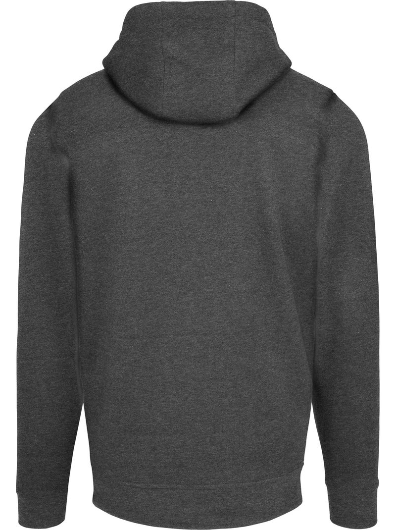 Veste à capuche basic - build your brand Gris Gris anthracite - Kiabi