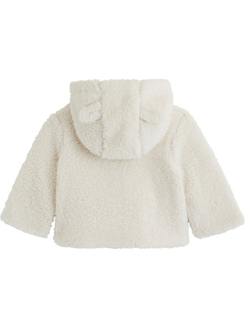 Veste à capuche bébé en sherpa edoni - Kiabi Veste à capuche bébé en sherpa edoni - Kiabi