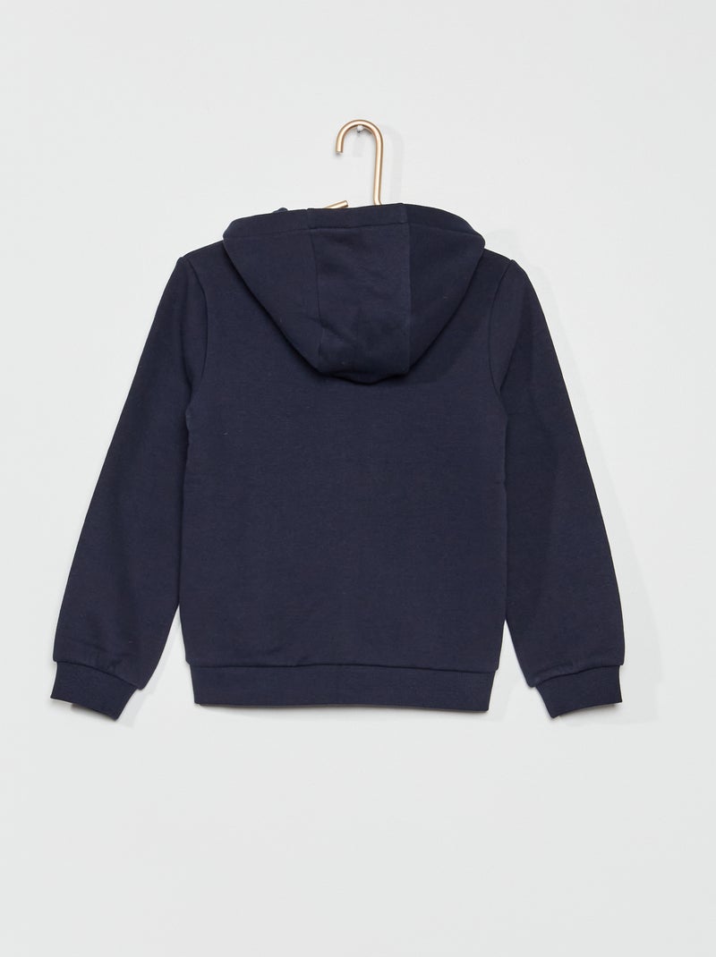 Veste à capuche bleu marine - Kiabi