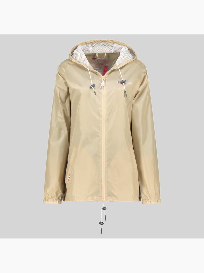 Veste à capuche boat – geographical norway Beige - Kiabi