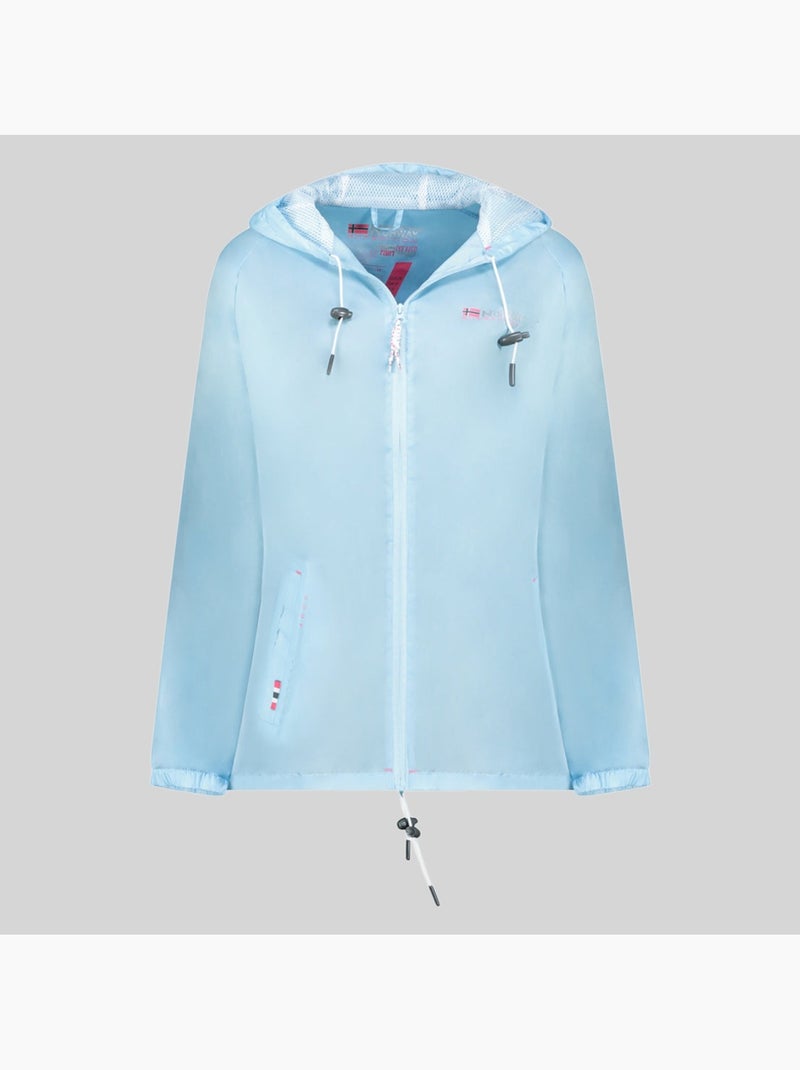 Veste à capuche boat – geographical norway Bleu ciel - Kiabi