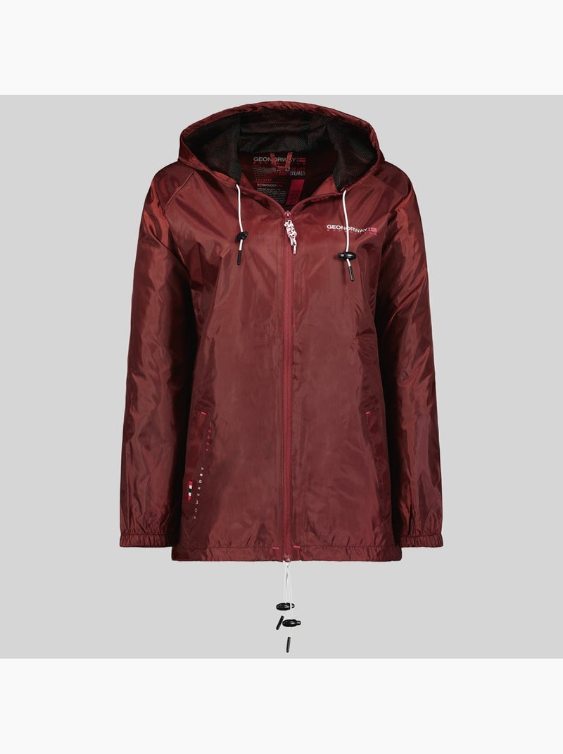 Veste à capuche boat – geographical norway Bordeaux - Kiabi