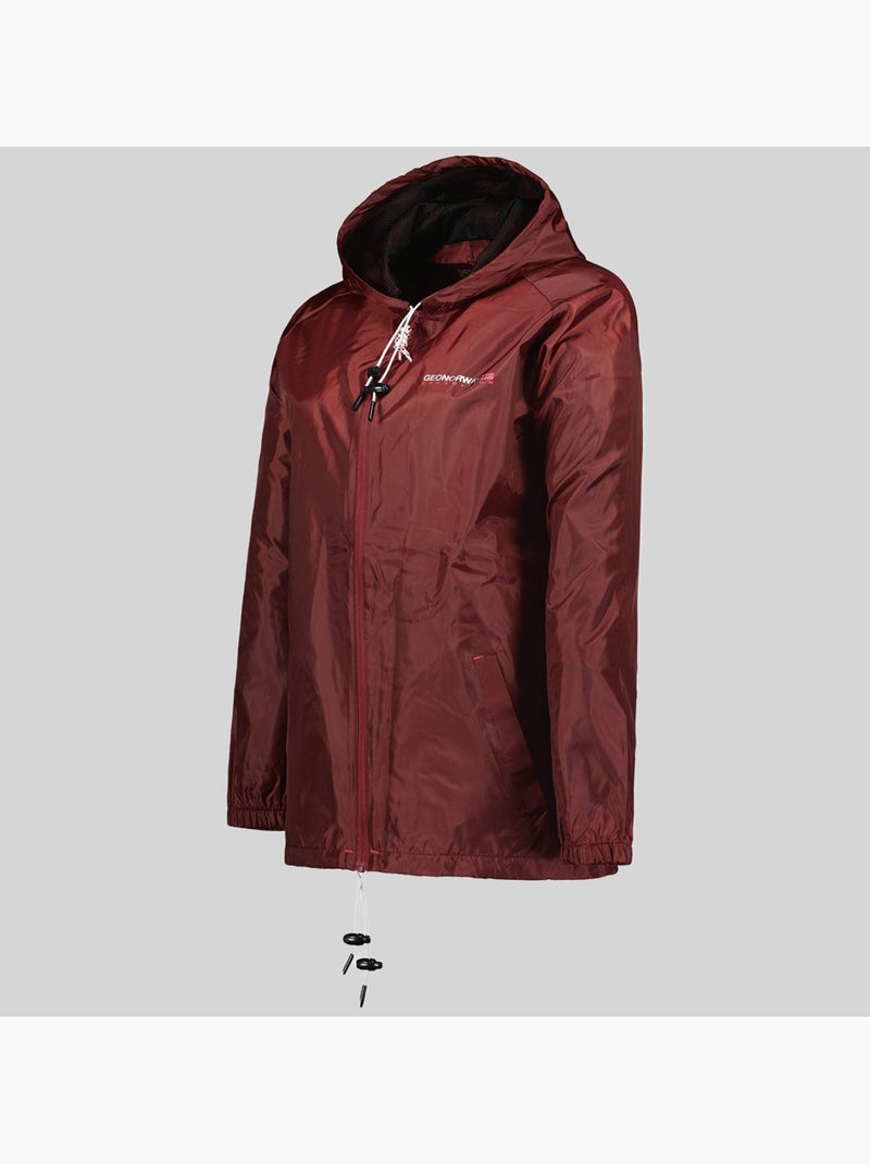Veste à capuche boat – geographical norway Bordeaux - Kiabi
