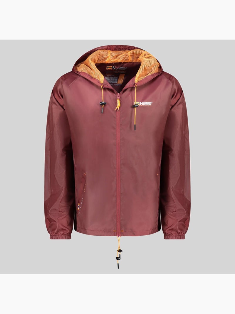 Veste à capuche boat – geographical norway Bordeaux - Kiabi