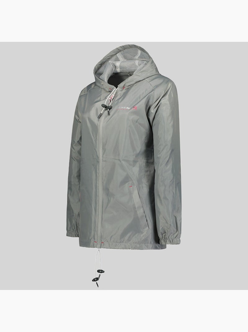 Veste à capuche boat – geographical norway Gris clair - Kiabi