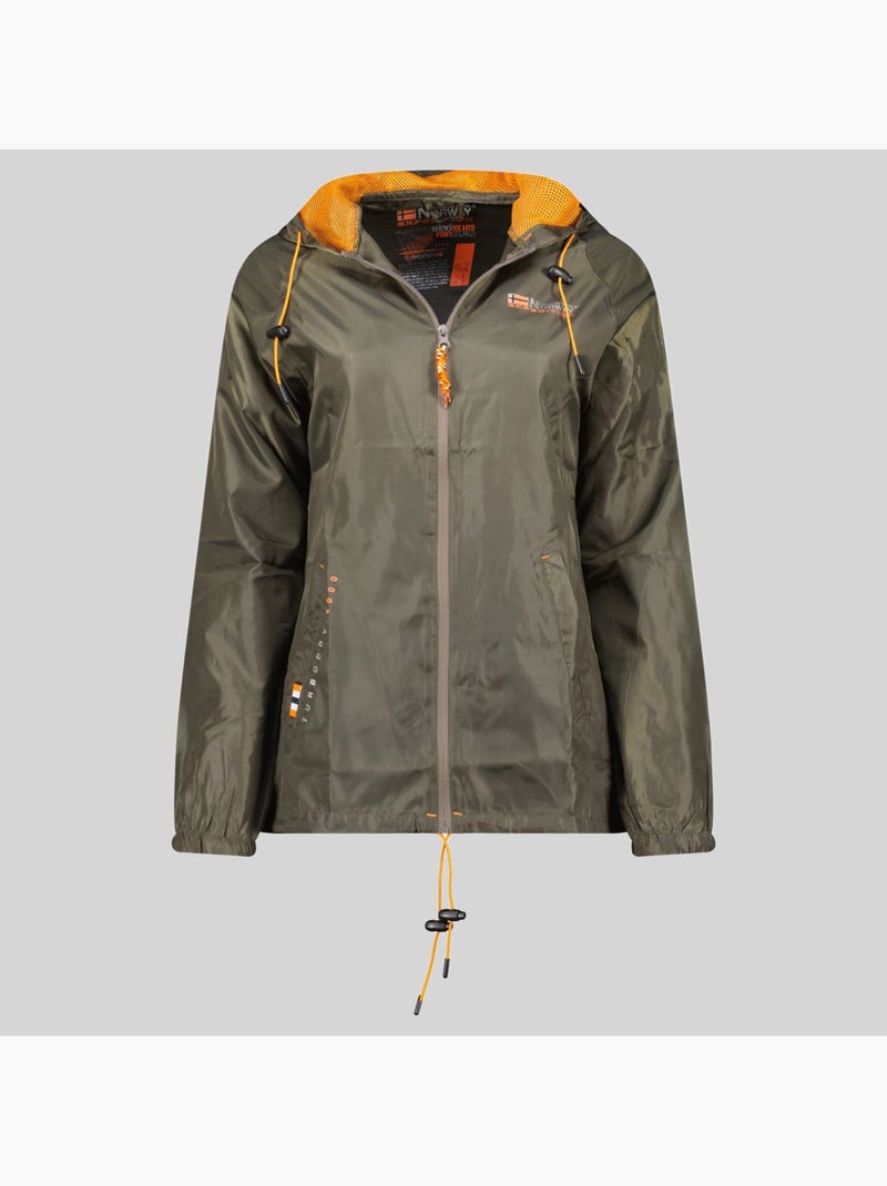 Veste à capuche boat – geographical norway Kaki - Kiabi