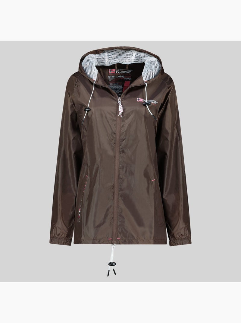 Veste à capuche boat – geographical norway Marron - Kiabi