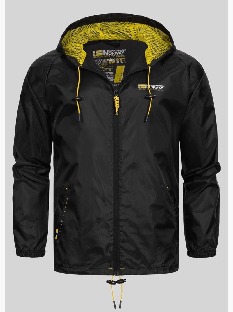 Veste à capuche boat – geographical norway Noir - Kiabi