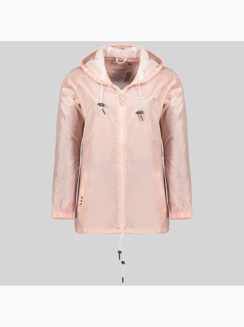 Veste à capuche boat – geographical norway Rose pâle - Kiabi