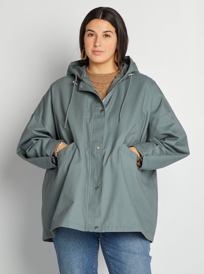 Veste Coupe-vent Femme Eastern Mountain Sports – Vert Olive – Taille XL – Capuche