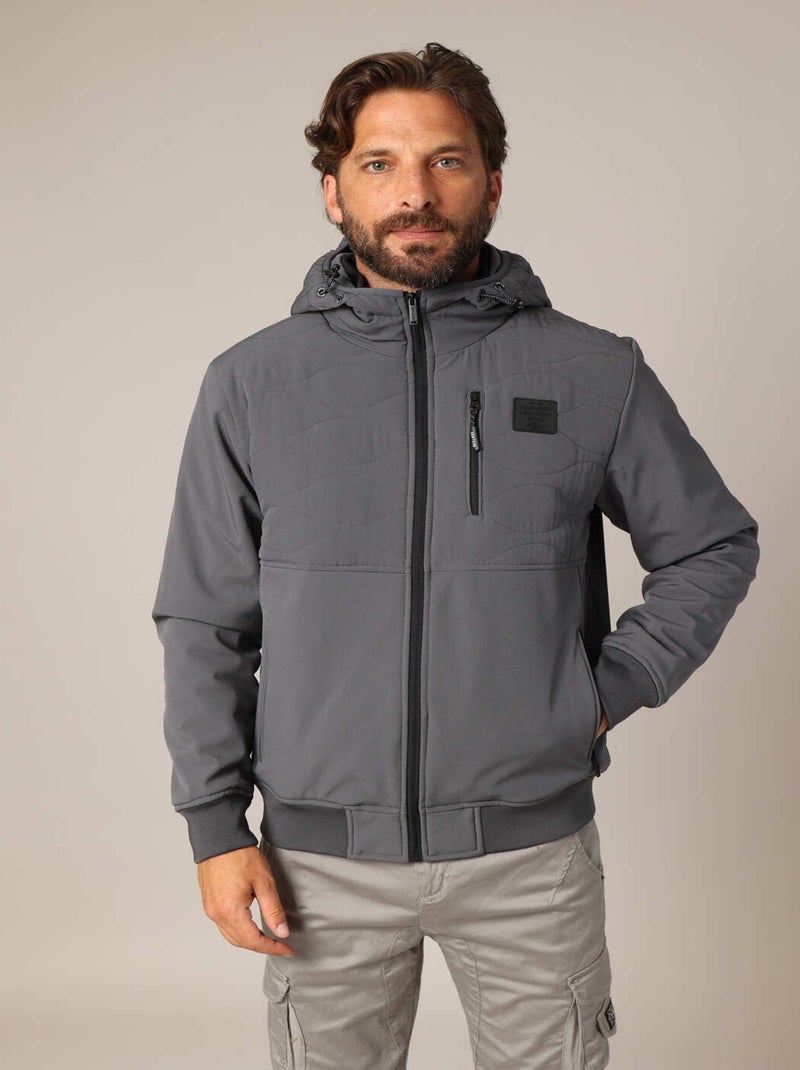 Veste à capuche 'Deeluxe' Gris foncé - Kiabi