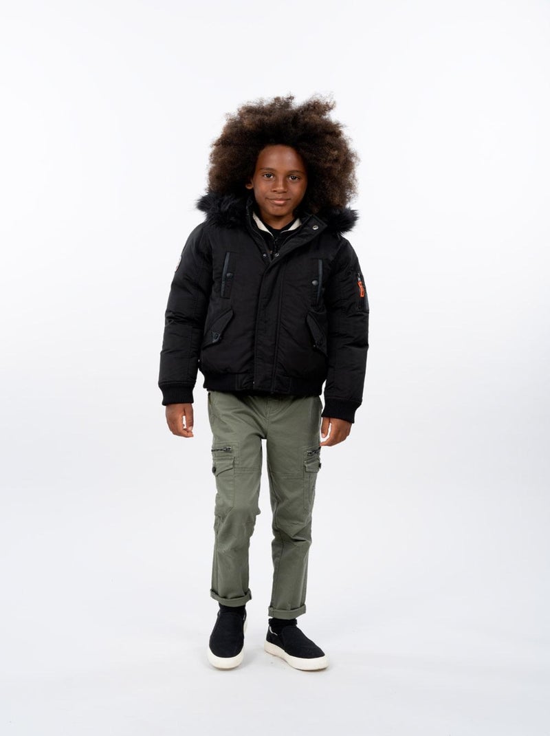 Veste à capuche 'Deeluxe' Noir - Kiabi
