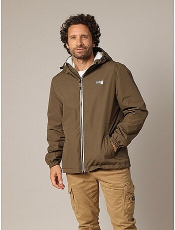 Veste à capuche doublée en sherpa 'deeluxe'