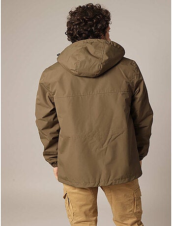 Veste à capuche doublée en sherpa 'deeluxe'