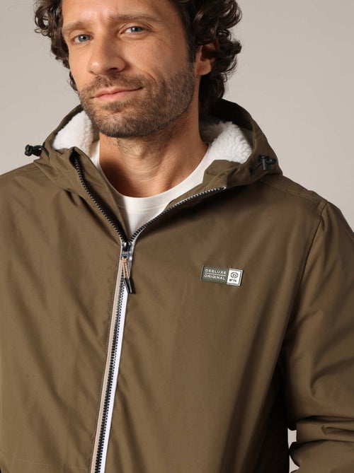 Veste à capuche doublée en sherpa 'Deeluxe' - Kiabi