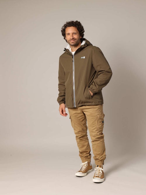 Veste à capuche doublée en sherpa 'Deeluxe' - Kiabi