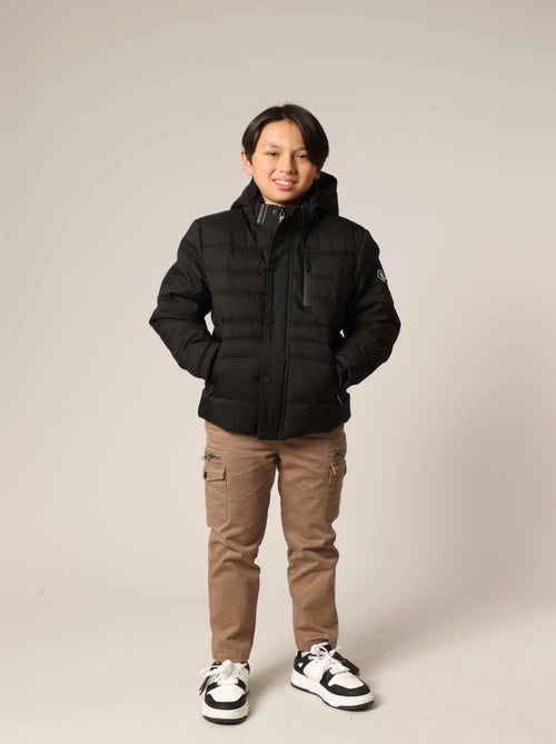 Veste à capuche doublée Sherpa pour garçon
 'Deeluxe' - Kiabi