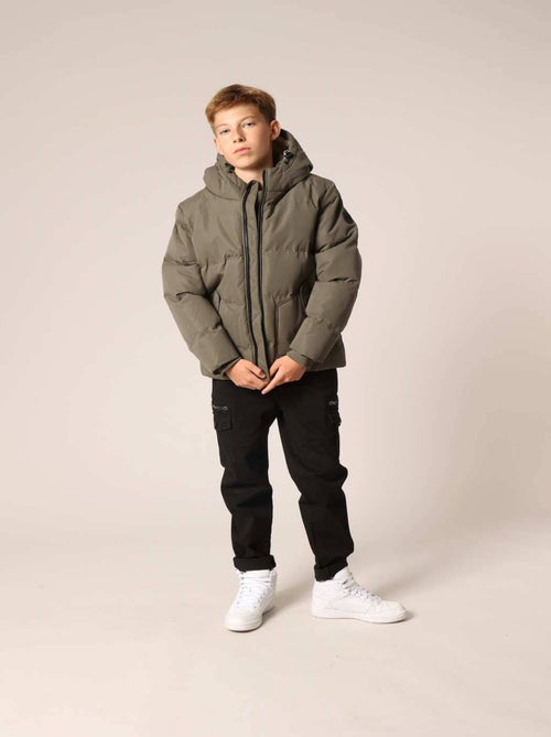 Veste à capuche doublée Sherpa pour garçon
 'Deeluxe' - Kiabi