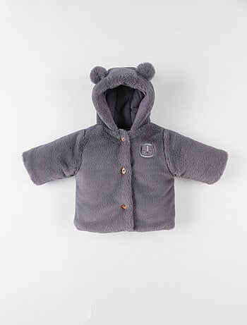 Veste à capuche en Groloudoux®, anthracite Noukie's