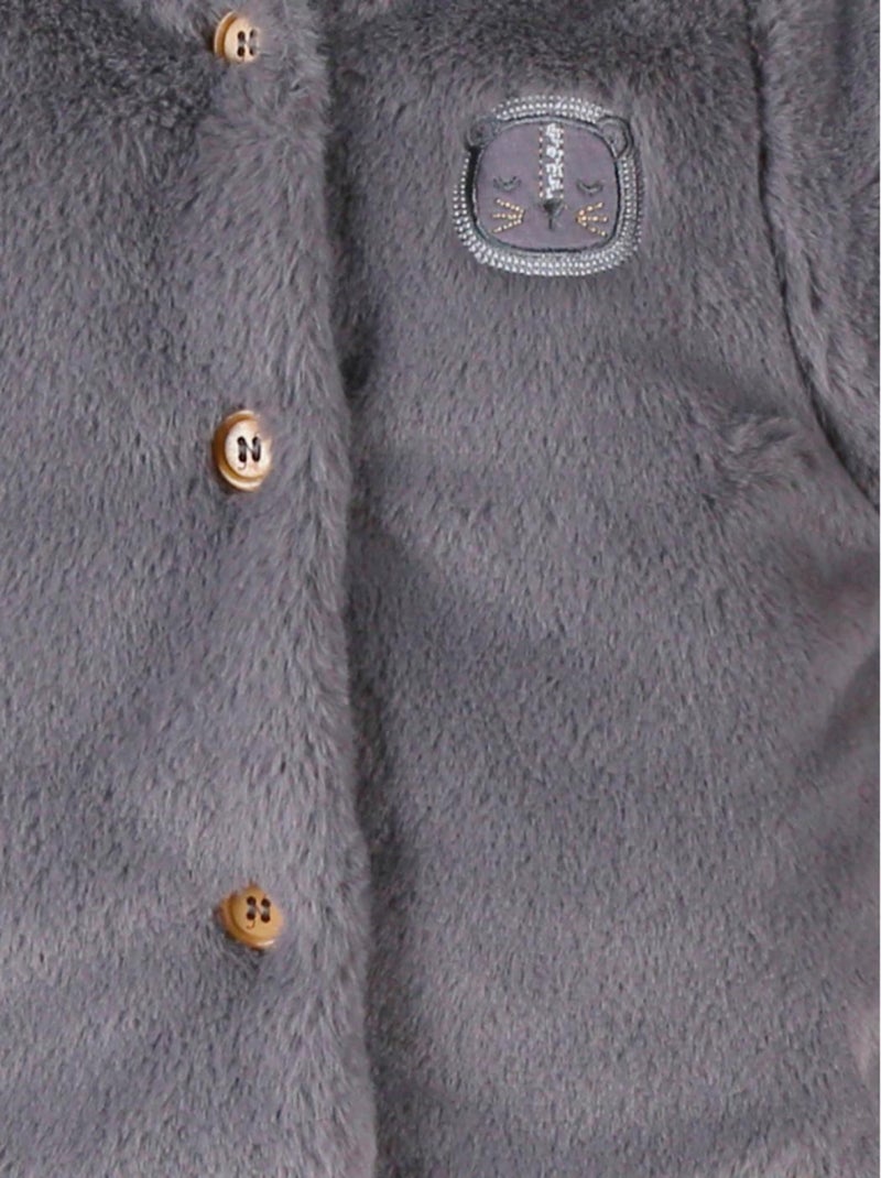 Veste à capuche en Groloudoux®, anthracite Noukie's Gris - Kiabi