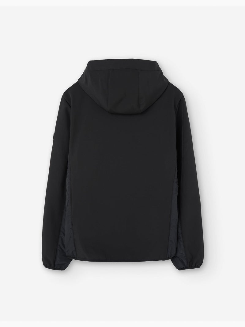 Veste à capuche en néoprène avec poches Noir - Kiabi