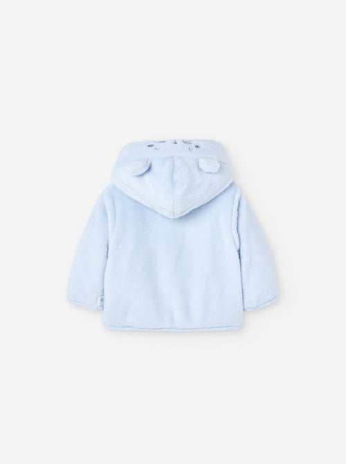 Veste à capuche en peluche douce - Kiabi