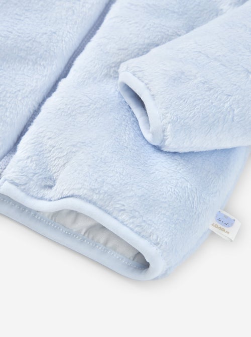 Veste à capuche en peluche douce - Kiabi