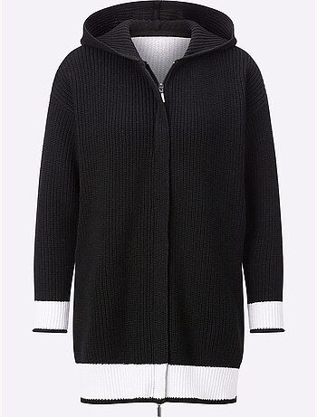 Veste à Capuche En Tricot 100% Coton - Taille Standard - helline