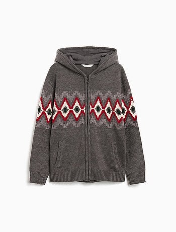 Veste à capuche en tricot, MO Fashion