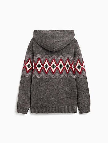 Veste à capuche en tricot, MO Fashion