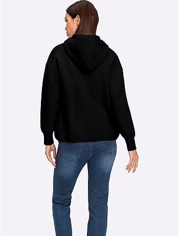Veste à Capuche En Tricot Tricot Doux - Taille Standard - Helline