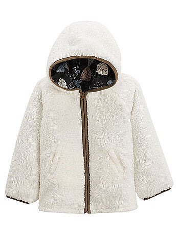Veste à capuche enfant en sherpa réversible Caracas