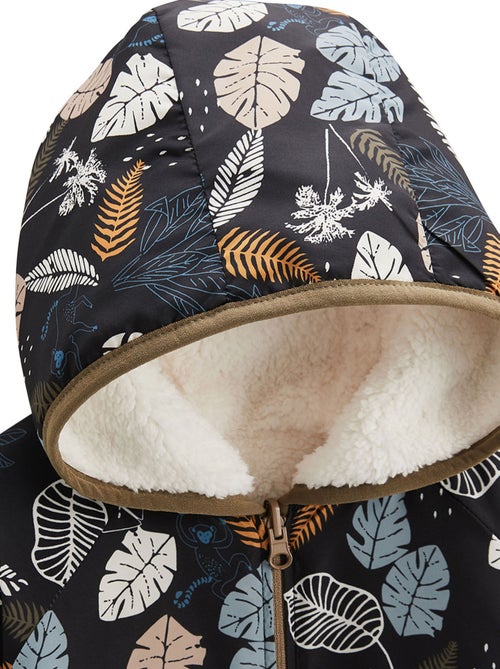 Veste à capuche enfant en sherpa réversible Caracas - Kiabi