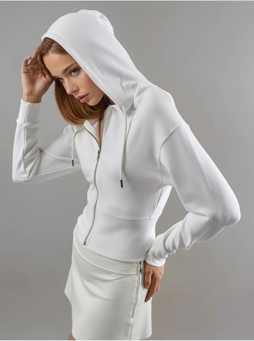 Veste à capuche et manches longues busem - Kiabi Veste à capuche et manches longues busem - Kiabi
