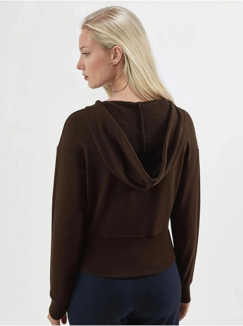 Veste à capuche et manches longues busem - Kiabi Veste à capuche et manches longues busem - Kiabi