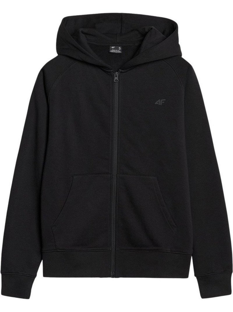 Veste à capuche f1763 - 4f Noir - Kiabi