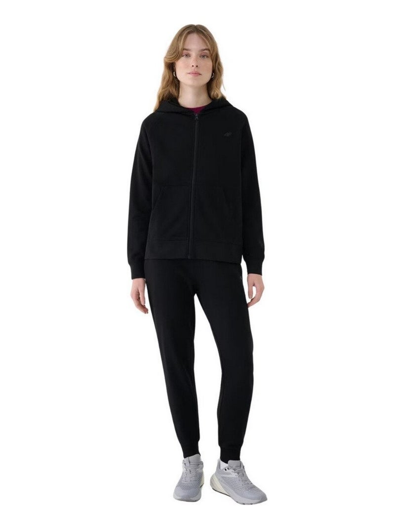 Veste à capuche f1763 - 4f Noir - Kiabi