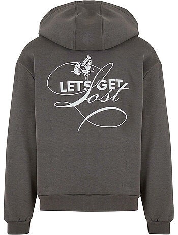Veste à capuche lets get lost - mister tee