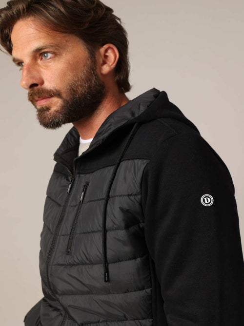 Veste à capuche matelassée homme avec poches zippées 'Deeluxe' - Kiabi