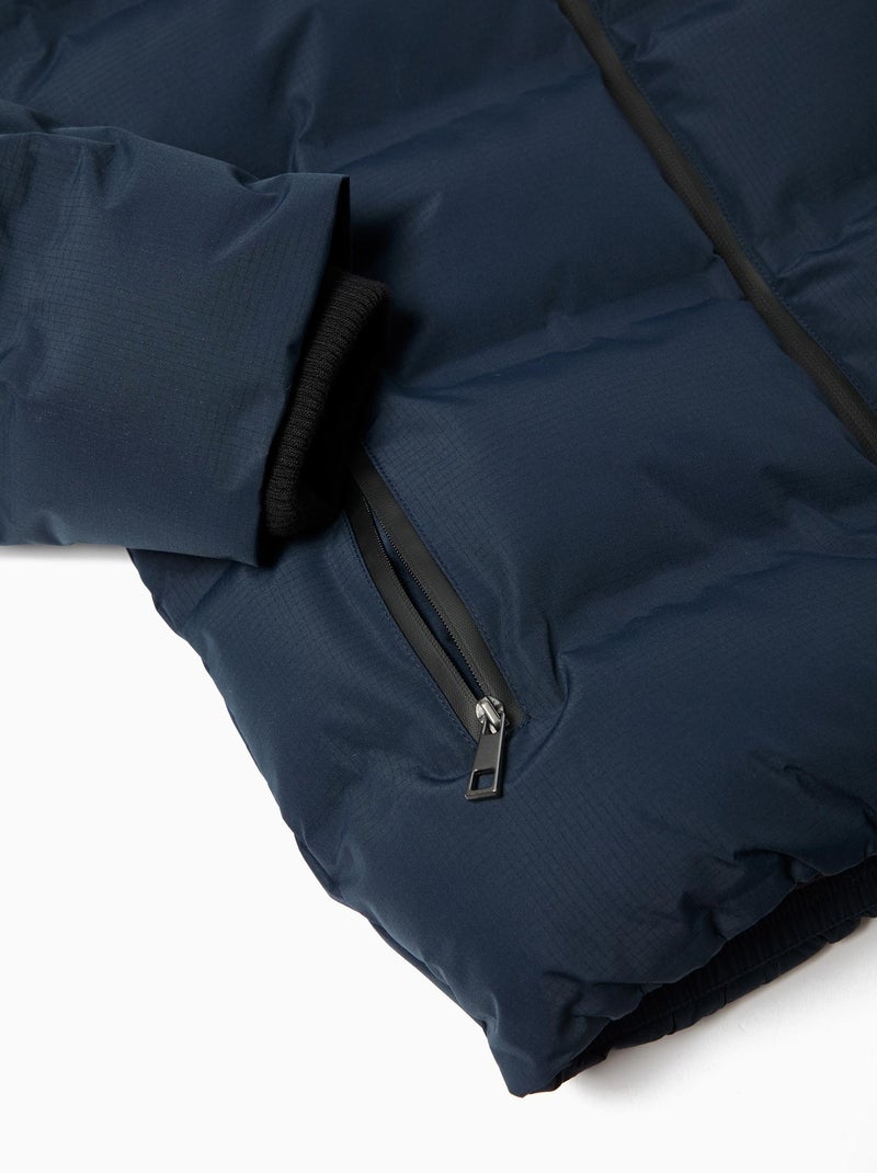 Veste Matelassée Camouflage Bleu Garçon Marks & Spencer – 14-15 Ans, Capuche, Doublée, Excellent état