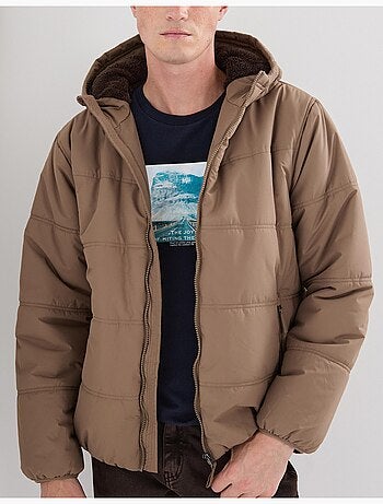 Veste à capuche matelassée, MO Fashion