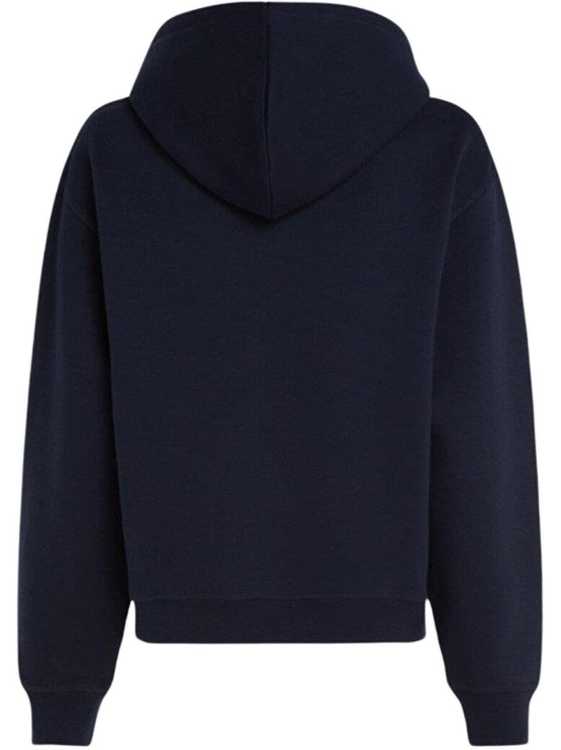 Veste à capuche motif/style logo desert sky - tommy hilfiger Bleu marine - Kiabi