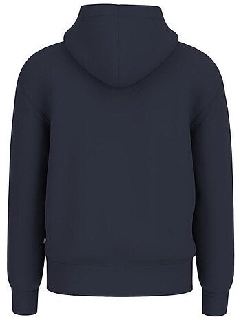 Veste à capuche motif/style logo jeans daring ocean - guess