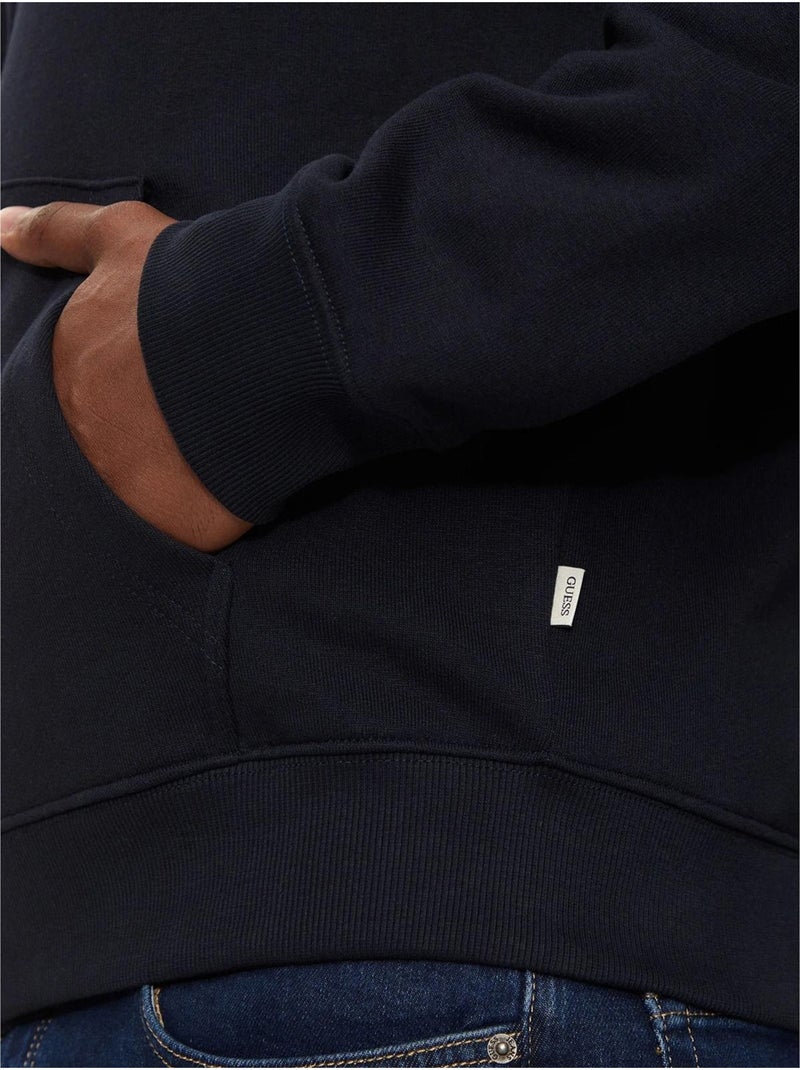 Veste à capuche motif/style logo jeans daring ocean - guess Bleu marine - Kiabi