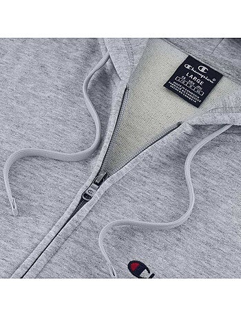 Veste à capuche motif/style logo sur poitrine - champion