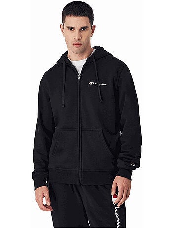 Veste à capuche motif/style logo sur poitrine - champion