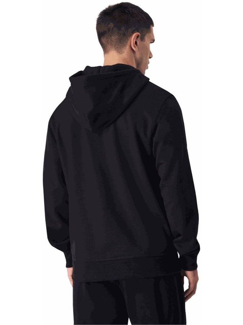 Veste à capuche motif/style logo sur poitrine - champion Noir - Kiabi